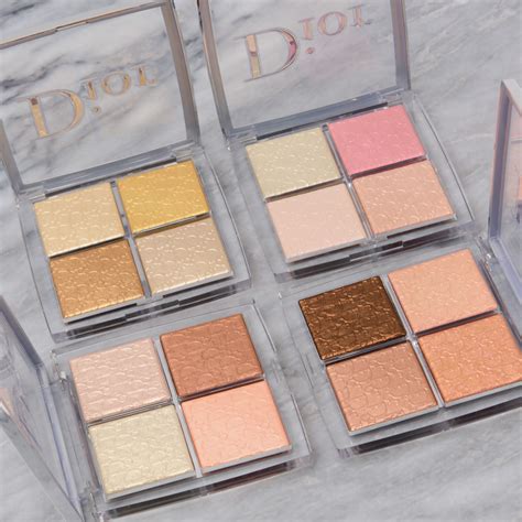 dior backstage glow face palette swatches